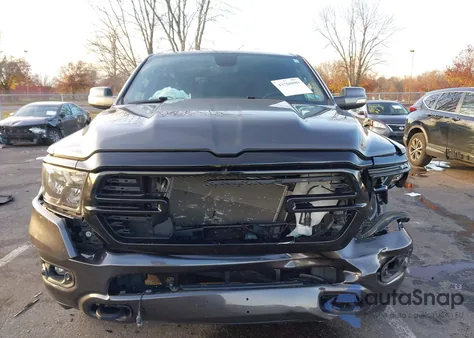 2020 Ram 1500 Big Horn Quad Cab 4X4 6'4 Box from USA, damaged, VIN 1C6SRFBT7LN251718